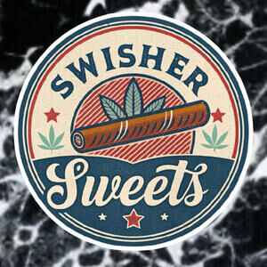 Swisher Sweets Logo Sticker Decal Car Water Bottle Laptop Phone Case